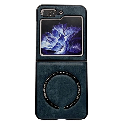 Crazy Horse Texture Magnetic Magsafe PU Phone Case, For Galaxy Z Fold8 Ultra 5G, For Galaxy Z Flip8 5G, For Samsung Galaxy Z Flip7 5G, For Samsung Galaxy Z Fold5, For Samsung Galaxy Z Flip5