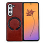 Crazy Horse Texture Magnetic Magsafe PU Phone Case, For Galaxy Z Fold8 Ultra 5G, For Galaxy Z Flip8 5G, For Samsung Galaxy Z Flip7 5G, For Samsung Galaxy Z Fold5, For Samsung Galaxy Z Flip5