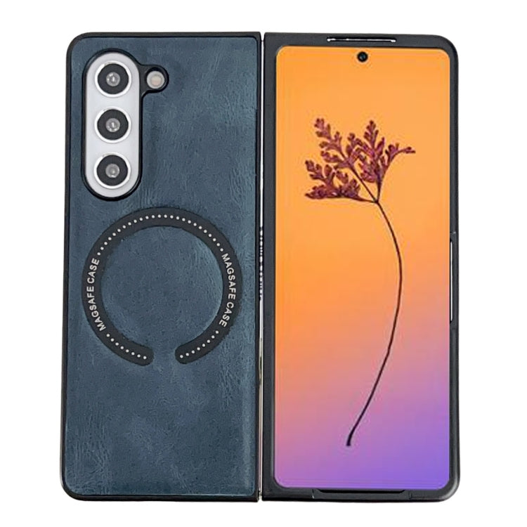 Crazy Horse Texture Magnetic Magsafe PU Phone Case, For Galaxy Z Fold8 Ultra 5G, For Galaxy Z Flip8 5G, For Samsung Galaxy Z Flip7 5G, For Samsung Galaxy Z Fold5, For Samsung Galaxy Z Flip5