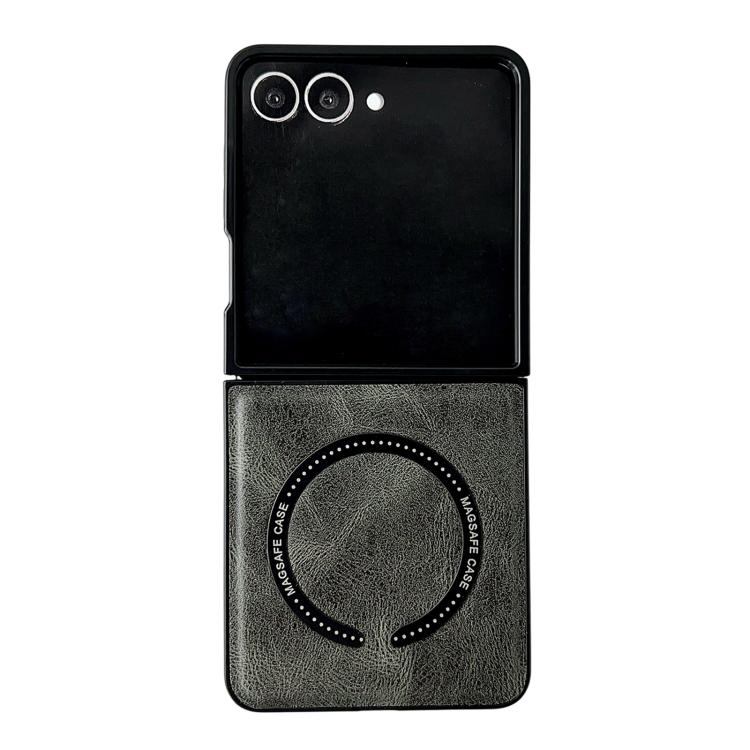 Crazy Horse Texture Magnetic Magsafe PU Phone Case, For Galaxy Z Fold8 Ultra 5G, For Galaxy Z Flip8 5G, For Samsung Galaxy Z Flip7 5G, For Samsung Galaxy Z Fold5, For Samsung Galaxy Z Flip5