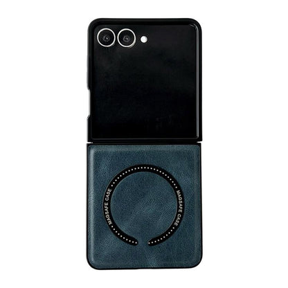 Crazy Horse Texture Magnetic Magsafe PU Phone Case, For Galaxy Z Fold8 Ultra 5G, For Galaxy Z Flip8 5G, For Samsung Galaxy Z Flip7 5G, For Samsung Galaxy Z Fold5, For Samsung Galaxy Z Flip5