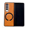 Crazy Horse Texture Magnetic Magsafe PU Phone Case, For Galaxy Z Fold8 Ultra 5G, For Galaxy Z Flip8 5G, For Samsung Galaxy Z Flip7 5G, For Samsung Galaxy Z Fold5, For Samsung Galaxy Z Flip5