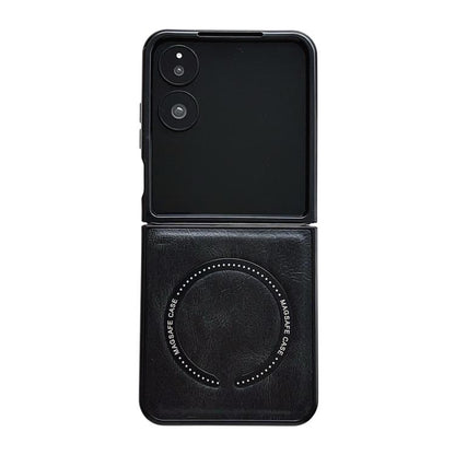 Crazy Horse Texture Magnetic Magsafe PU Phone Case, For Galaxy Z Fold8 Ultra 5G, For Galaxy Z Flip8 5G, For Samsung Galaxy Z Flip7 5G, For Samsung Galaxy Z Fold5, For Samsung Galaxy Z Flip5
