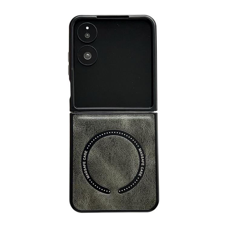 Crazy Horse Texture Magnetic Magsafe PU Phone Case, For Galaxy Z Fold8 Ultra 5G, For Galaxy Z Flip8 5G, For Samsung Galaxy Z Flip7 5G, For Samsung Galaxy Z Fold5, For Samsung Galaxy Z Flip5