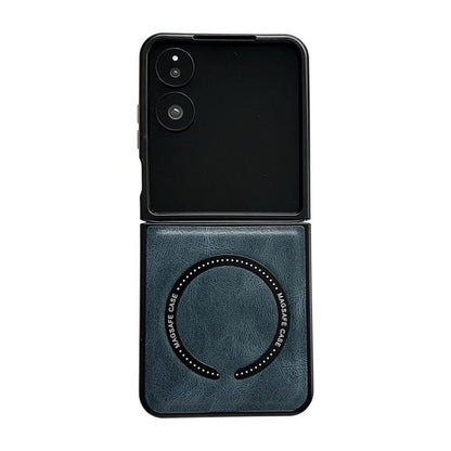 Crazy Horse Texture Magnetic Magsafe PU Phone Case, For Galaxy Z Fold8 Ultra 5G, For Galaxy Z Flip8 5G, For Samsung Galaxy Z Flip7 5G, For Samsung Galaxy Z Fold5, For Samsung Galaxy Z Flip5