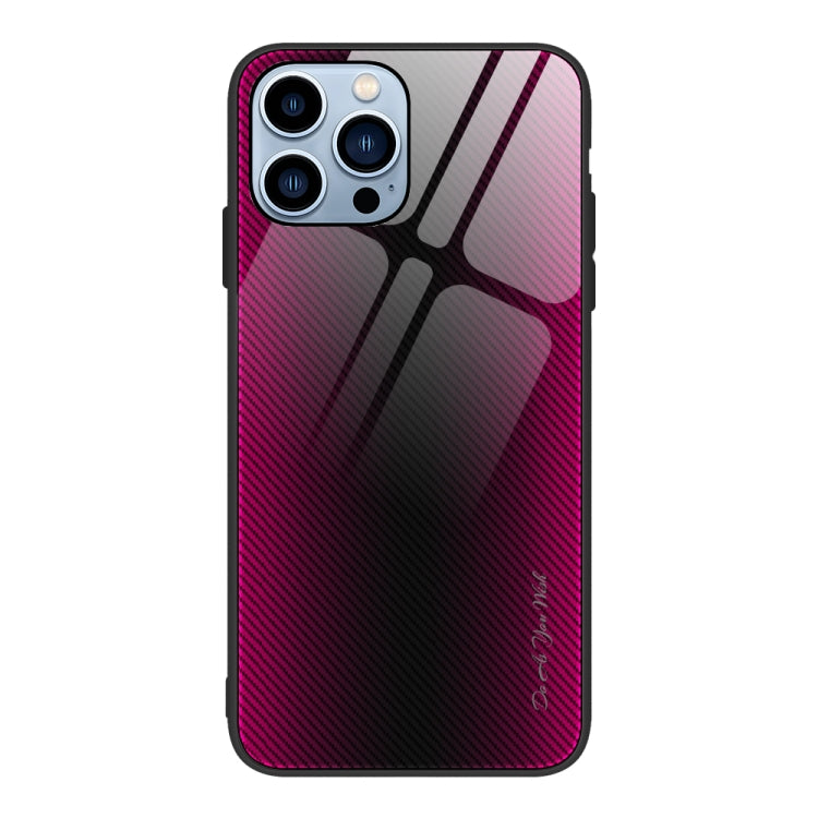 Texture Gradient Glass TPU Phone Case