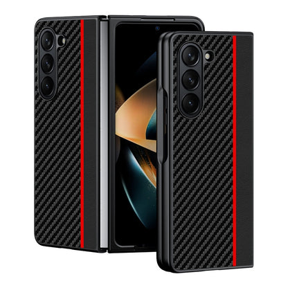 Ultra-thin Carbon Fiber Texture Printing Phone Case, For Galaxy Z Fold8 5G, For Galaxy Z Fold8 Ultra 5G, For Galaxy Z Flip8 5G, For Samsung Galaxy Z Fold7, For Samsung Galaxy Z Flip7, For Samsung Galaxy Z Flip6, For Samsung Galaxy Z Fold6              ...