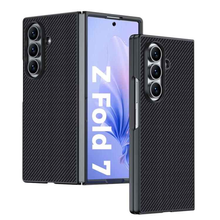 Ultra-thin Carbon Fiber Texture Printing Phone Case, For Galaxy Z Fold8 5G, For Galaxy Z Fold8 Ultra 5G, For Galaxy Z Flip8 5G, For Samsung Galaxy Z Fold7, For Samsung Galaxy Z Flip7, For Samsung Galaxy Z Flip6, For Samsung Galaxy Z Fold6              ...
