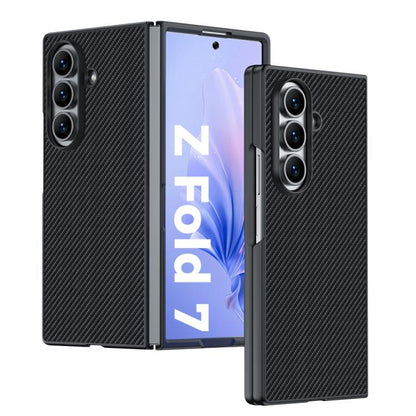 Ultra-thin Carbon Fiber Texture Printing Phone Case, For Galaxy Z Fold8 5G, For Galaxy Z Fold8 Ultra 5G, For Galaxy Z Flip8 5G, For Samsung Galaxy Z Fold7, For Samsung Galaxy Z Flip7, For Samsung Galaxy Z Flip6, For Samsung Galaxy Z Fold6              ...