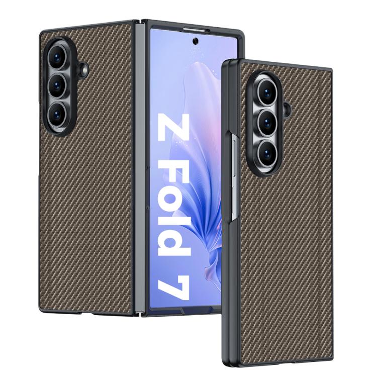 Ultra-thin Carbon Fiber Texture Printing Phone Case, For Galaxy Z Fold8 5G, For Galaxy Z Fold8 Ultra 5G, For Galaxy Z Flip8 5G, For Samsung Galaxy Z Fold7, For Samsung Galaxy Z Flip7, For Samsung Galaxy Z Flip6, For Samsung Galaxy Z Fold6              ...