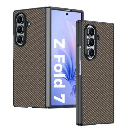Ultra-thin Carbon Fiber Texture Printing Phone Case, For Galaxy Z Fold8 5G, For Galaxy Z Fold8 Ultra 5G, For Galaxy Z Flip8 5G, For Samsung Galaxy Z Fold7, For Samsung Galaxy Z Flip7, For Samsung Galaxy Z Flip6, For Samsung Galaxy Z Fold6              ...