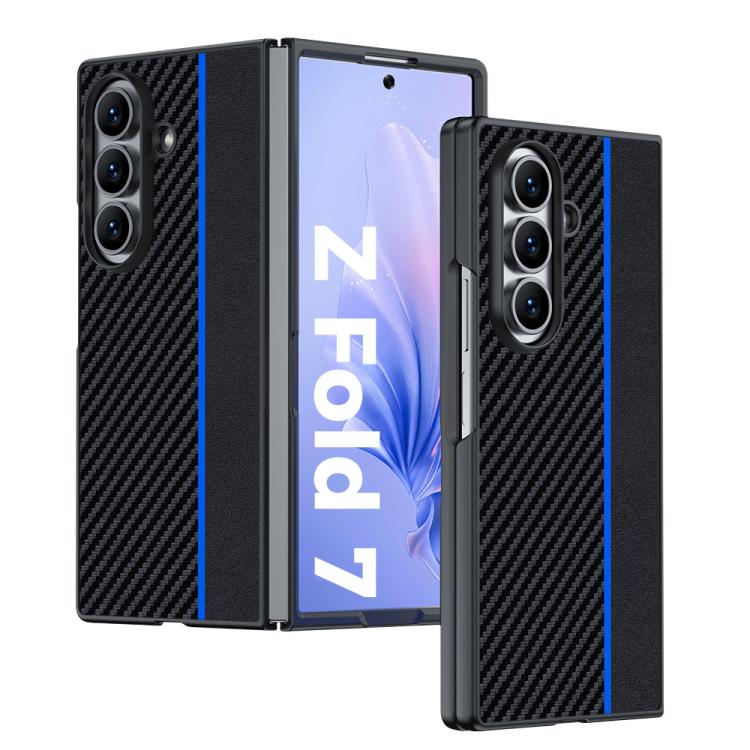 Ultra-thin Carbon Fiber Texture Printing Phone Case, For Galaxy Z Fold8 5G, For Galaxy Z Fold8 Ultra 5G, For Galaxy Z Flip8 5G, For Samsung Galaxy Z Fold7, For Samsung Galaxy Z Flip7, For Samsung Galaxy Z Flip6, For Samsung Galaxy Z Fold6              ...