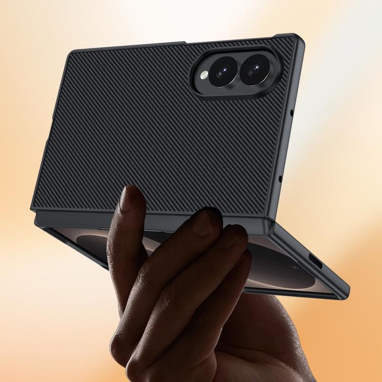Ultra-thin Carbon Fiber Texture Printing Phone Case, For Galaxy Z Fold8 5G, For Galaxy Z Fold8 Ultra 5G, For Galaxy Z Flip8 5G, For Samsung Galaxy Z Fold7, For Samsung Galaxy Z Flip7, For Samsung Galaxy Z Flip6, For Samsung Galaxy Z Fold6              ...