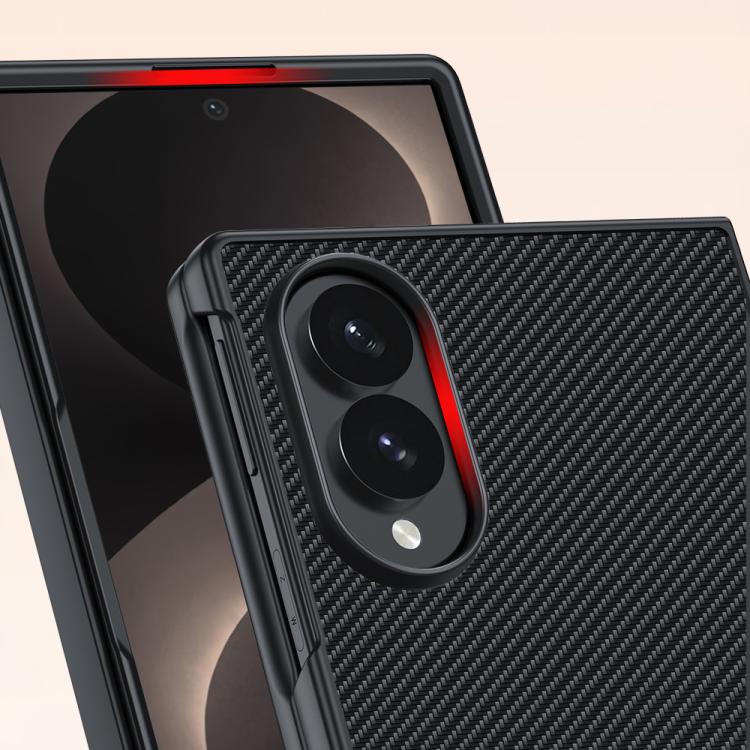Ultra-thin Carbon Fiber Texture Printing Phone Case, For Galaxy Z Fold8 5G, For Galaxy Z Fold8 Ultra 5G, For Galaxy Z Flip8 5G, For Samsung Galaxy Z Fold7, For Samsung Galaxy Z Flip7, For Samsung Galaxy Z Flip6, For Samsung Galaxy Z Fold6              ...