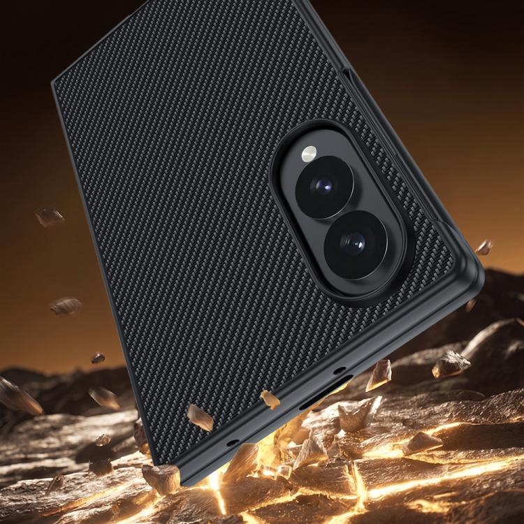 Ultra-thin Carbon Fiber Texture Printing Phone Case, For Galaxy Z Fold8 5G, For Galaxy Z Fold8 Ultra 5G, For Galaxy Z Flip8 5G, For Samsung Galaxy Z Fold7, For Samsung Galaxy Z Flip7, For Samsung Galaxy Z Flip6, For Samsung Galaxy Z Fold6              ...