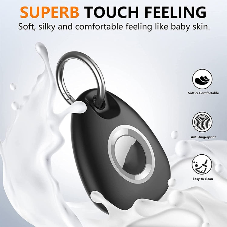 2pcs Waterproof Anti-drop Anti-lost Tracker Positioning TPU Protective Case for AirTag