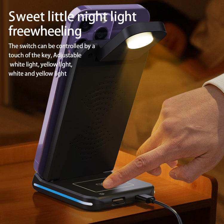 H28 15W 5 in 1 Folding Multifunctional Wireless Charger