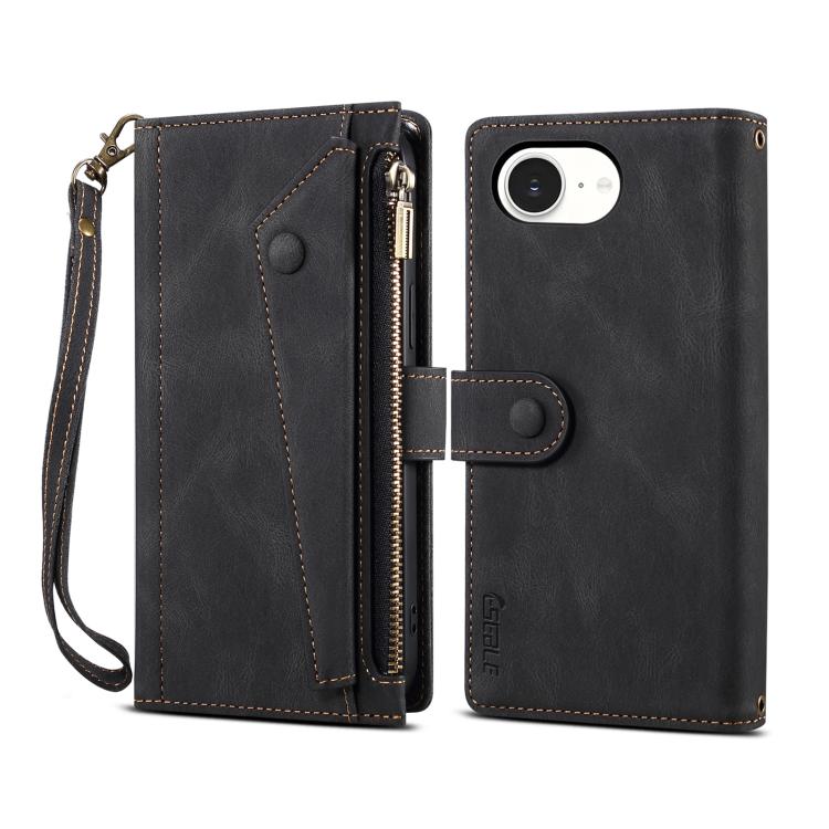 ESEBLE Retro Frosted RFID Flip Leather Phone Case