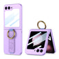 GKK Integrated Ultrathin Shockproof Phone Case with Ring Wrist Strap, For Galaxy Z Flip8 5G, For Samsung Galaxy Z Flip7 5G, For Samsung Galaxy Z Flip6, For Samsung Galaxy Z Flip5, For Samsung Galaxy Z Flip4 5G, For Samsung Galaxy Z Flip3 5G