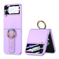 GKK Integrated Ultrathin Shockproof Phone Case with Ring Wrist Strap, For Galaxy Z Flip8 5G, For Samsung Galaxy Z Flip7 5G, For Samsung Galaxy Z Flip6, For Samsung Galaxy Z Flip5, For Samsung Galaxy Z Flip4 5G, For Samsung Galaxy Z Flip3 5G