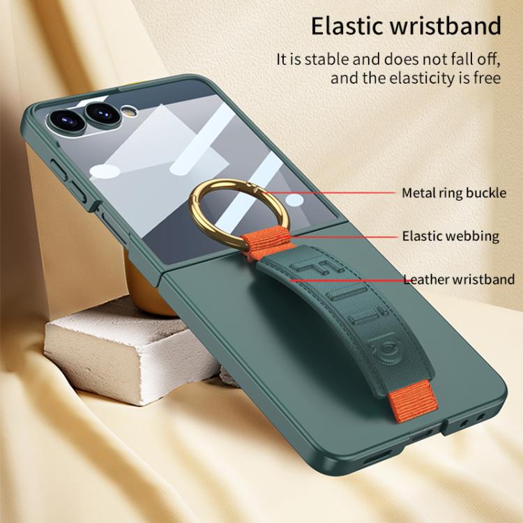 GKK Integrated Ultrathin Shockproof Phone Case with Ring Wrist Strap