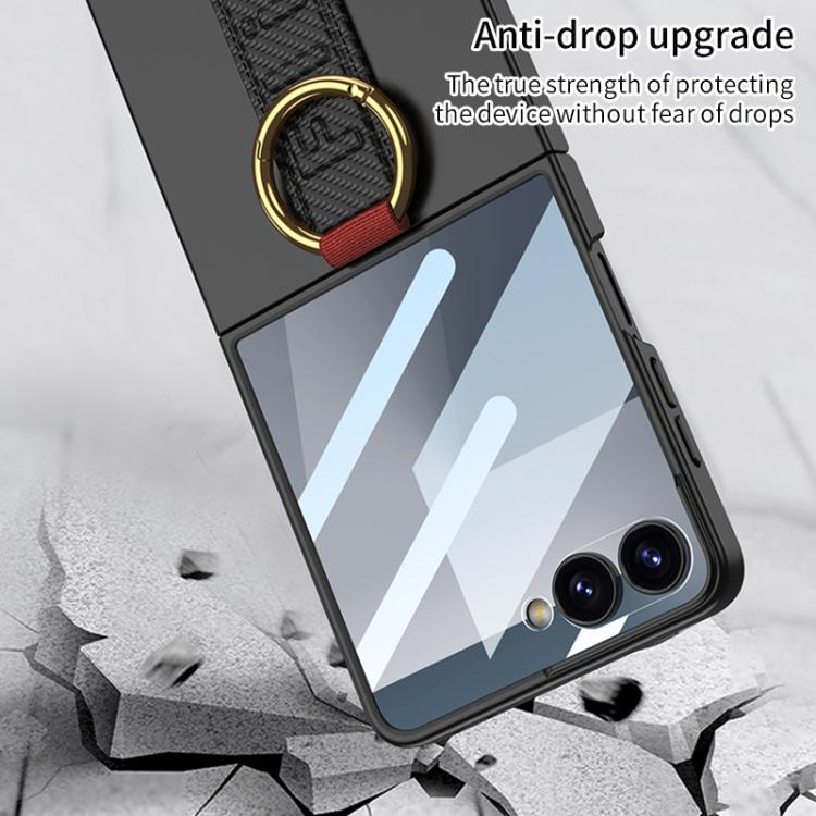 GKK Integrated Ultrathin Shockproof Phone Case with Ring Wrist Strap