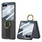 GKK Integrated Ultrathin Shockproof Phone Case with Ring Wrist Strap, For Galaxy Z Flip8 5G, For Samsung Galaxy Z Flip7 5G, For Samsung Galaxy Z Flip6, For Samsung Galaxy Z Flip5, For Samsung Galaxy Z Flip4 5G, For Samsung Galaxy Z Flip3 5G