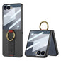 GKK Integrated Ultrathin Shockproof Phone Case with Ring Wrist Strap, For Galaxy Z Flip8 5G, For Samsung Galaxy Z Flip7 5G, For Samsung Galaxy Z Flip6, For Samsung Galaxy Z Flip5, For Samsung Galaxy Z Flip4 5G, For Samsung Galaxy Z Flip3 5G