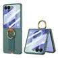 GKK Integrated Ultrathin Shockproof Phone Case with Ring Wrist Strap, For Galaxy Z Flip8 5G, For Samsung Galaxy Z Flip7 5G, For Samsung Galaxy Z Flip6, For Samsung Galaxy Z Flip5, For Samsung Galaxy Z Flip4 5G, For Samsung Galaxy Z Flip3 5G