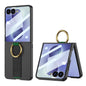 GKK Integrated Ultrathin Shockproof Phone Case with Ring Wrist Strap, For Galaxy Z Flip8 5G, For Samsung Galaxy Z Flip7 5G, For Samsung Galaxy Z Flip6, For Samsung Galaxy Z Flip5, For Samsung Galaxy Z Flip4 5G, For Samsung Galaxy Z Flip3 5G