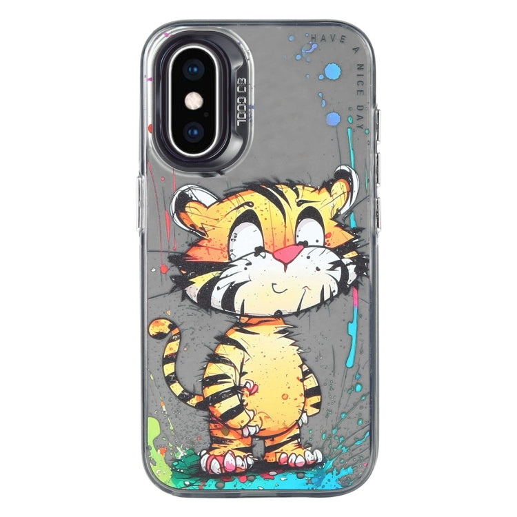 Animal Pattern Oil Painting Series PC + TPU Phone Case