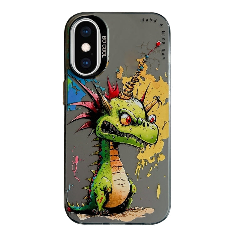 Animal Pattern Oil Painting Series PC + TPU Phone Case