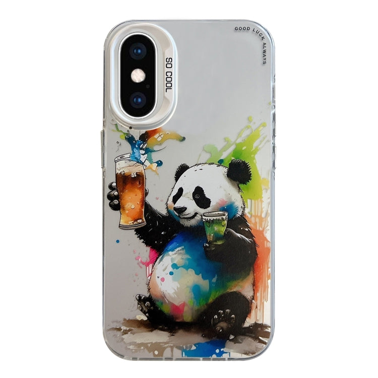 Animal Pattern Oil Painting Series PC + TPU Phone Case