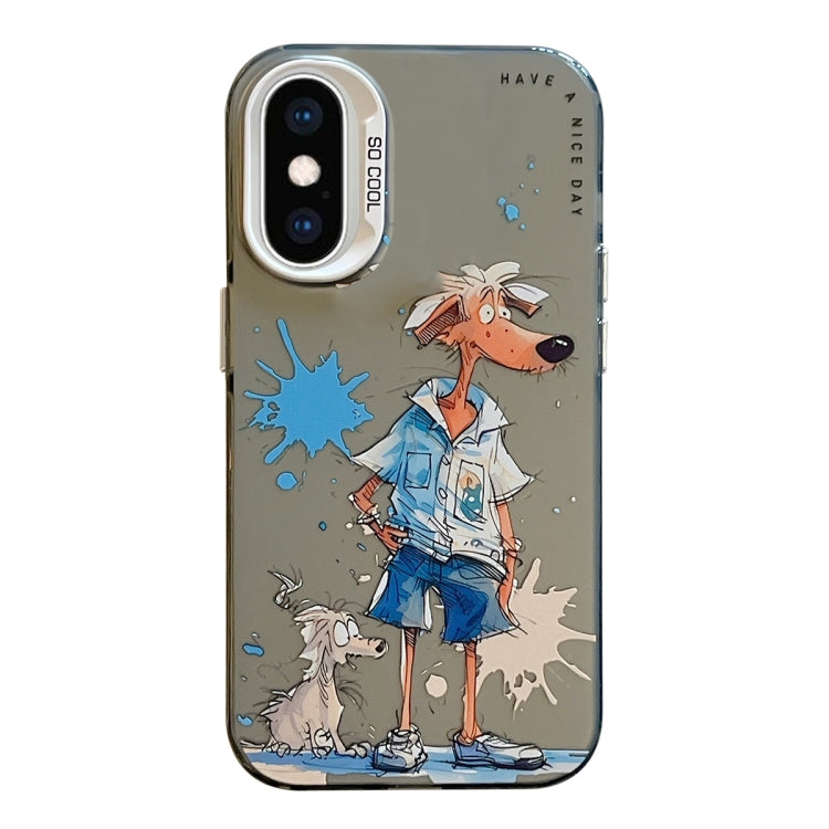 Animal Pattern Oil Painting Series PC + TPU Phone Case