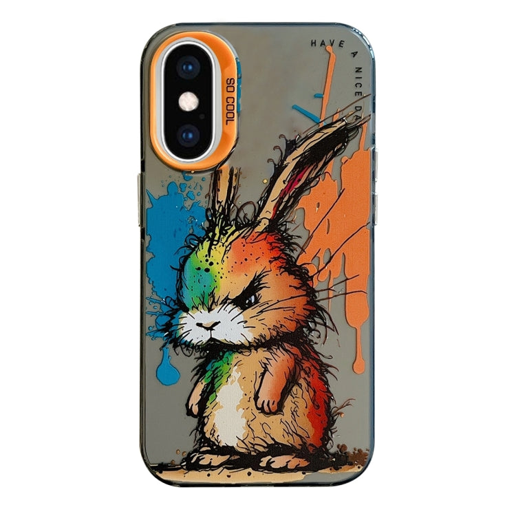 Animal Pattern Oil Painting Series PC + TPU Phone Case