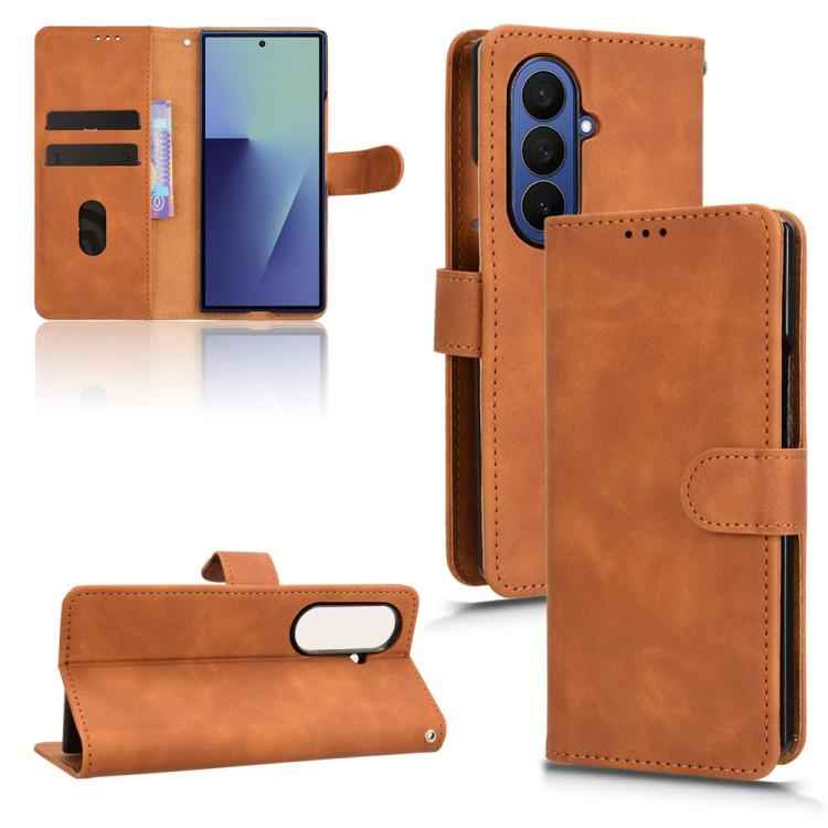 Skin Feel Magnetic Flip Leather Phone Case, For Samsung Galaxy Z Fold7 5G, For Samsung Galaxy Z Fold5
