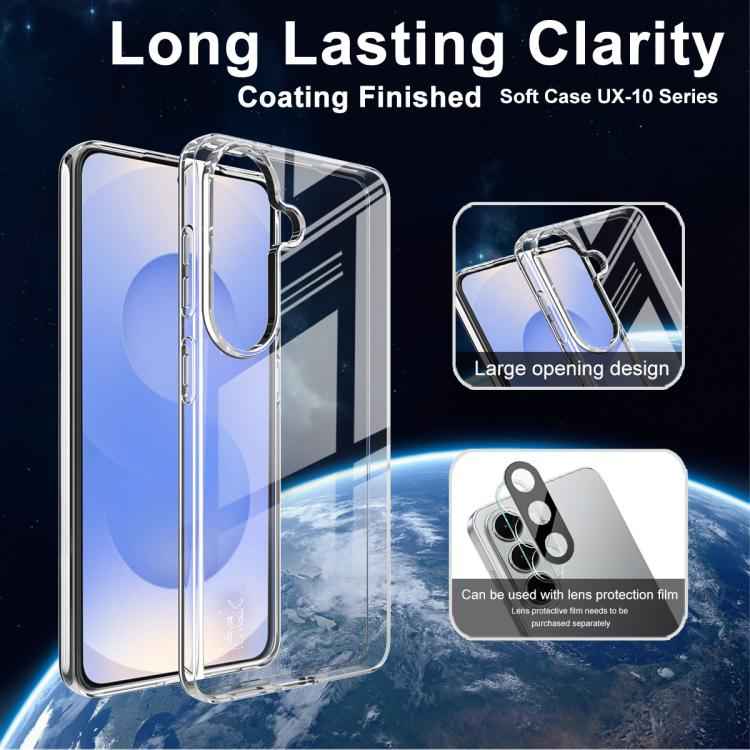 imak UX-10 Series Transparent Shockproof TPU Phone Case, For Samsung Galaxy S26+ 5G, For Samsung Galaxy S26 Ultra 5G, For Samsung Galaxy S26 5G, For Samsung Galaxy S25 FE 5G, For Samsung Galaxy S25 Edge 5G, For Samsung Galaxy S25 5G                    ...