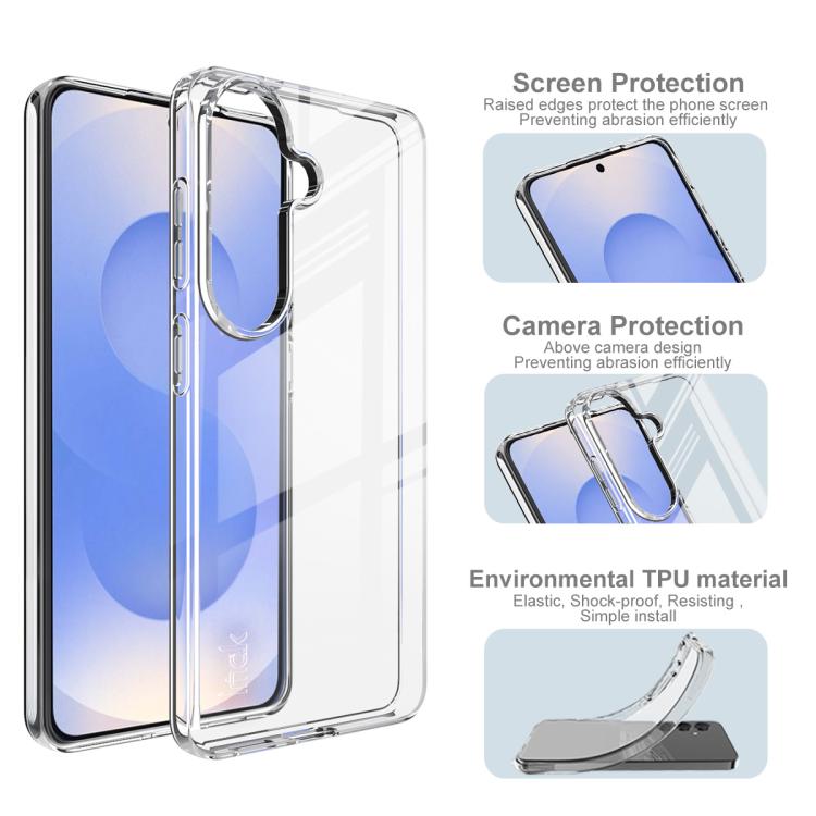 imak UX-10 Series Transparent Shockproof TPU Phone Case, For Samsung Galaxy S26+ 5G, For Samsung Galaxy S26 Ultra 5G, For Samsung Galaxy S26 5G, For Samsung Galaxy S25 FE 5G, For Samsung Galaxy S25 Edge 5G, For Samsung Galaxy S25 5G                    ...