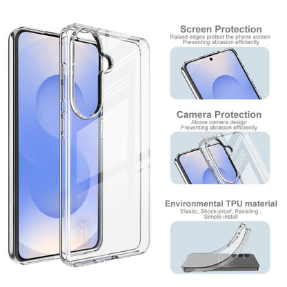 imak UX-10 Series Transparent Shockproof TPU Phone Case, For Samsung Galaxy S26+ 5G, For Samsung Galaxy S26 Ultra 5G, For Samsung Galaxy S26 5G, For Samsung Galaxy S25 FE 5G, For Samsung Galaxy S25 Edge 5G, For Samsung Galaxy S25 5G                    ...