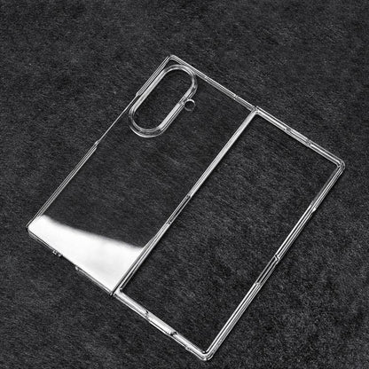 Transparent PC Shockproof Phone Case, For Samsung Galaxy Z Fold7 5G, For Samsung Galaxy Z Flip7 5G, For Samsung Galaxy Z Fold6, For Samsung Galaxy Z Fold5, For Samsung Galaxy Z Flip5, For Samsung Galaxy Z Fold4 5G, For Samsung Galaxy Z Flip4 5G