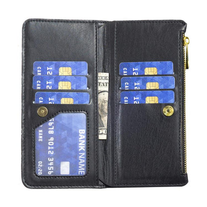 Diamond Lattice Zipper Wallet Leather Flip Phone Case, For Galaxy Z Fold8 5G, For Galaxy Z Fold8 Ultra 5G, For Samsung Galaxy Z Fold7, For Samsung Galaxy Z Fold6, For Samsung Galaxy Z Fold5