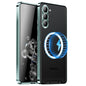 MagSafe Magnetic Frosted Metal Phone Case, For Samsung Galaxy S26 Ultra 5G, For Samsung Galaxy S25 5G, For Samsung Galaxy S25+ 5G, For Samsung Galaxy S25 Ultra 5G, For Samsung Galaxy S24 FE 5G, For Samsung Galaxy S24 Ultra 5G, For Samsung Galaxy S24+ 5...