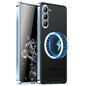 MagSafe Magnetic Frosted Metal Phone Case, For Samsung Galaxy S26 Ultra 5G, For Samsung Galaxy S25 5G, For Samsung Galaxy S25+ 5G, For Samsung Galaxy S25 Ultra 5G, For Samsung Galaxy S24 FE 5G, For Samsung Galaxy S24 Ultra 5G, For Samsung Galaxy S24+ 5...