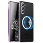 MagSafe Magnetic Frosted Metal Phone Case, For Samsung Galaxy S26 Ultra 5G, For Samsung Galaxy S25 5G, For Samsung Galaxy S25+ 5G, For Samsung Galaxy S25 Ultra 5G, For Samsung Galaxy S24 FE 5G, For Samsung Galaxy S24 Ultra 5G, For Samsung Galaxy S24+ 5...
