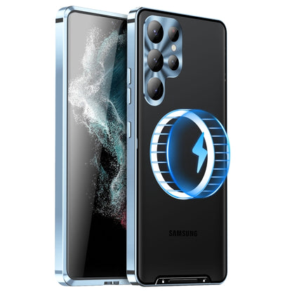 MagSafe Magnetic Frosted Metal Phone Case, For Samsung Galaxy S26 Ultra 5G, For Samsung Galaxy S25 5G, For Samsung Galaxy S25+ 5G, For Samsung Galaxy S25 Ultra 5G, For Samsung Galaxy S24 FE 5G, For Samsung Galaxy S24 Ultra 5G, For Samsung Galaxy S24+ 5...