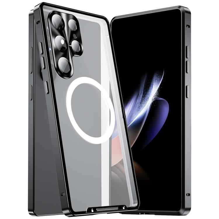 MagSafe Magnetic Frosted Metal Phone Case, For Samsung Galaxy S26 Ultra 5G, For Samsung Galaxy S25 5G, For Samsung Galaxy S25+ 5G, For Samsung Galaxy S25 Ultra 5G, For Samsung Galaxy S24 FE 5G, For Samsung Galaxy S24 Ultra 5G, For Samsung Galaxy S24+ 5...