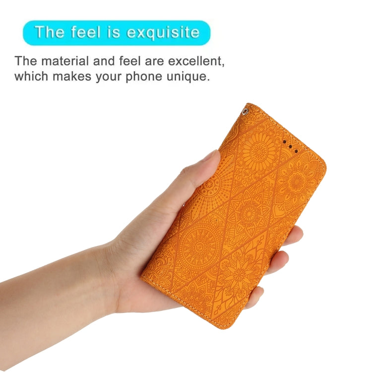 Ethnic Embossed Adsorption Leather Phone Case