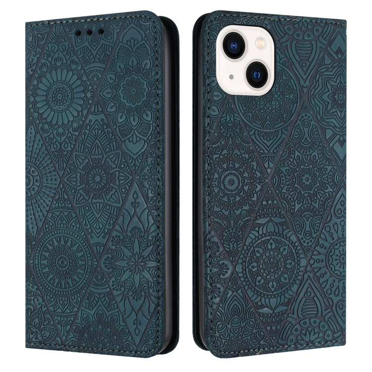 Ethnic Embossed Adsorption Leather Phone Case