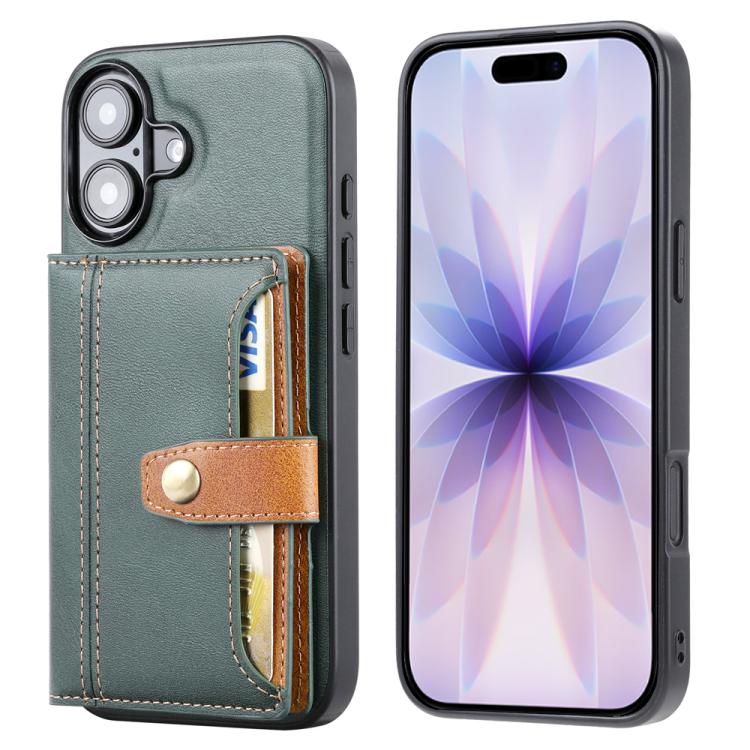 Calfskin Card Slot TPU Hybrid PU Phone Case