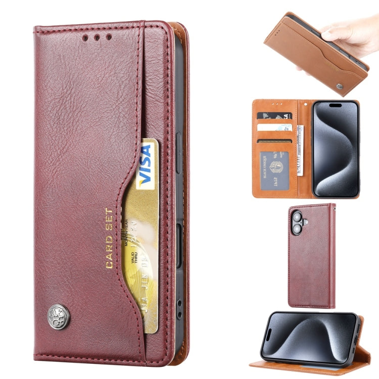 Knead Skin Texture Flip Leather Phone Case